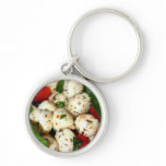 Cherry Tomato and Mozzarella Salad Keychains Cherry Tomato and Mozzarella Salad Keychains