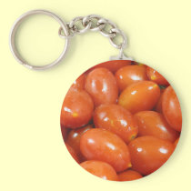 Cherry tomatoes keychains