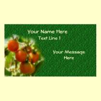 Cherry Tomatoes Nature Business Card business cards