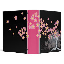 Cherry Tree Blossoms Binder binders