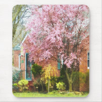 Cherry Tree By Brick House mousepads