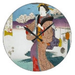 Cherry Tree Sumida River Bank Wallclocks