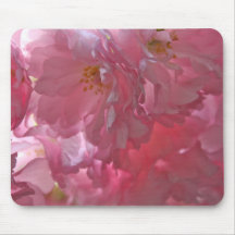 Cherry Trees Beautiful Pink Blossom Mouse Pad