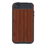 Cherry Wood Grain iPhone 4/4S Case
