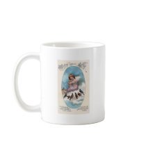 Cherub and Birds on Cloud Vintage Easter Mugs