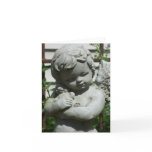 cherub angel closeup notecard