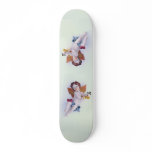 Cherub angel holding peaches skate board decks