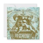 Cherub Angels French Architecture  Invitation