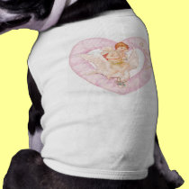 cherub heart pink pet clothing