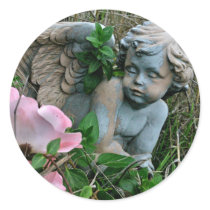 Cherub in the Grass stickers by paulnsheryl Cherub in the Grass stickers