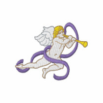 Cherub with Horn embroidered shirts