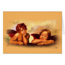 Cherubs, Angels, After Raphael: Original Artwork Cards