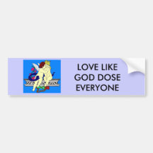 cherubs angels bumper sticker