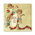 Cherubs God's Love Fridge Magnets