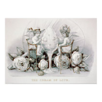 Cherubs & Ice Cream - Poster posters by bontongallery Cherubs & Ice Cream - Poster posters