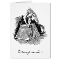 cherubs-on-book, Dear friend... cards