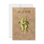 Cherubs Wedding R.S.V.P. Cards Custom Invitation