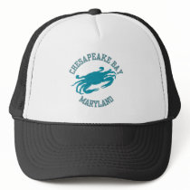 Chesapeake Bay  Blue Crab Trucker Hats
