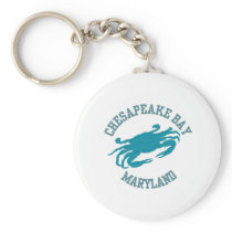 Chesapeake Bay  Blue Crab Keychain