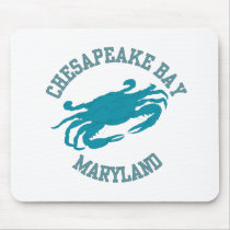 Chesapeake Bay  Blue Crab Mouse Mat