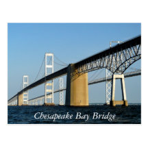 Chesapeake Bay Bridge Post Card