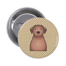 Chesapeake Bay Retriever Cartoon Pins