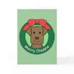 Chesapeake Bay Retriever Christmas Greeting Card