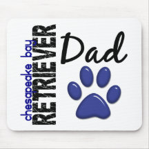 Chesapeake Bay Retriever Dad 2 Mousepad