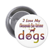 Chesapeake Bay Retriever designs Pin