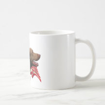 Chesapeake Bay Retriever Flag Mug