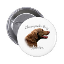 Chesapeake Bay Retriever Mom 2 Button