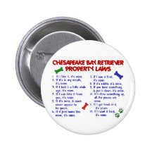 CHESAPEAKE BAY RETRIEVER Property Laws 2 Pinback Buttons