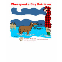 Chesapeake Bay Retriever t-shirts by HeartofDogness Chesapeake Bay Retriever t-shirts
