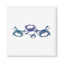 Chesapeake Blue Crabs Fridge Magnets