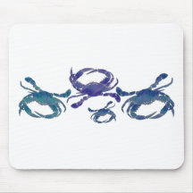 Chesapeake Blue Crabs Mouse Mat