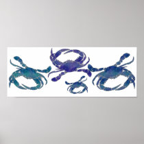 Chesapeake Blue Crabs Poster