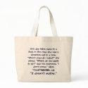 Cheshire Cat Advice Bag by iQuote Cheshire Cat Advice Bag