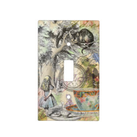 Cheshire Cat Alice in Wonderland Switch Plate Covers