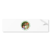 CHESHIRE CAT - ANY PATH WILL DO BUMPER STICKERS