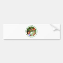 CHESHIRE CAT - ANY PATH WILL DO BUMPER STICKERS