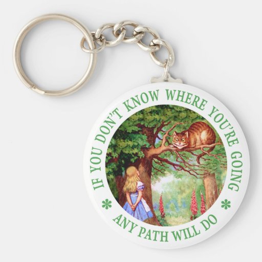 CHESHIRE CAT - ANY PATH WILL DO KEYCHAINS