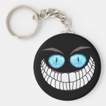 Cheshire Cat - Blue Eyes Keychain