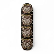 Cheshire Cat Carnivale Style (Gold Version) Skate Board