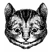 Cheshire Cat Inked Black shirt