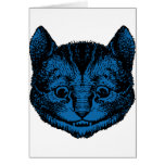 Cheshire Cat Inked Blue Fill Card
