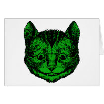 Cheshire Cat Inked Green Fill cards