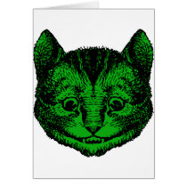 Cheshire Cat Inked Green Fill cards