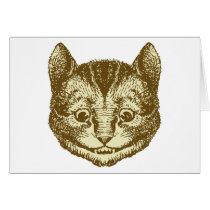 Cheshire Cat Inked Sepia cards