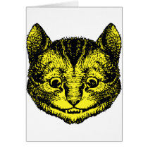 Cheshire Cat Inked Yellow Fill cards