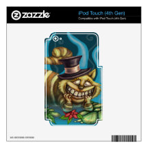 Cheshire Cat iPod Touch 4G Decal